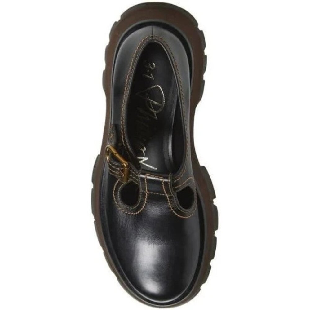 NEW 3.1 Phillip Lim Women's Kate-Lug Sole Mary Jane BLACK SIZE 9/100%AUTHENTIC - Picture 4 of 10